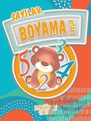 Sayılar Boyama Kitabı – Bilgenur Çorlu – Yediveren Çocuk kitap kapağı