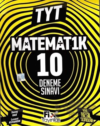 2024 TYT Matematik 10 Denemeleri – Kolektif – Fix Yayınları kitap kapağı