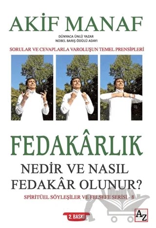 Fedakârlık Nedir ve Nasıl Fedakâr Olunur? – Akif Manaf – Az Kitap kitap kapağı