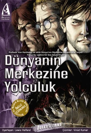 Dünyanın Merkezine Yolculuk – Jules Verne – Arunas Yayıncılık kitap kapağı