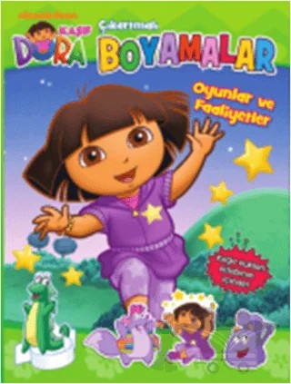 Dora Çıkartmalı Boyamalar Oyunlar ve Faaliyetler – Kolektif – Doğan Egmont Yayıncılık kitap kapağı