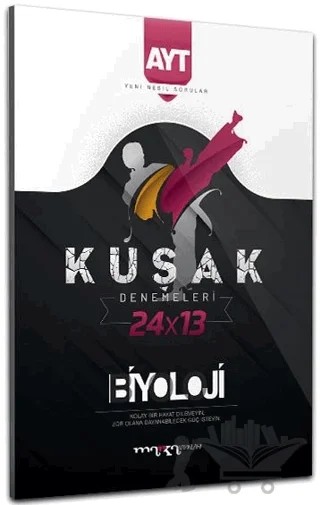 2022 AYT Yeni Nesil Kolaydan Zora 24x13 Biyoloji Kuşak Deneme – Kolektif – Marka Yayınları kitap kapağı