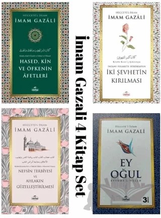 İmam Gazali – 4’lü Manevî Rehberlik Seti – İmam Gazali – Ravza Yayınları kitap kapağı