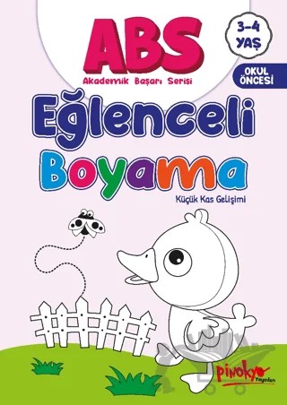 ABS 3-4 Yaş Eğlenceli Boyama – Buçe Dayı – Pinokyo Yayınları kitap kapağı