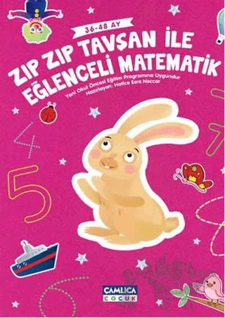 Zıpzıp Tavşan İle Eğlenceli Matematik – Hatice Esra Neccar – Çamlıca Çocuk Yayınları kitap kapağı