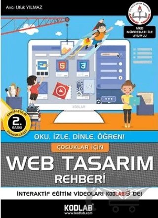 Çocuklar İçin Web Tasarım Rehberi – Avcı Ufuk Yılmaz – Kodlab Yayın Dağıtım kitap kapağı