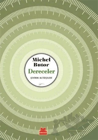 Dereceler – Michel Butor – Kırmızı Kedi Yayınevi kitap kapağı
