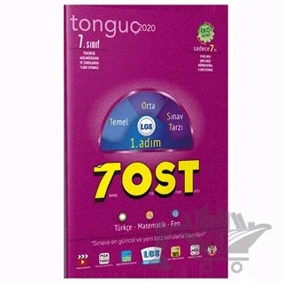 7. Sınıf TOST 1. Adım – Kolektif – Tonguç Akademi kitap kapağı