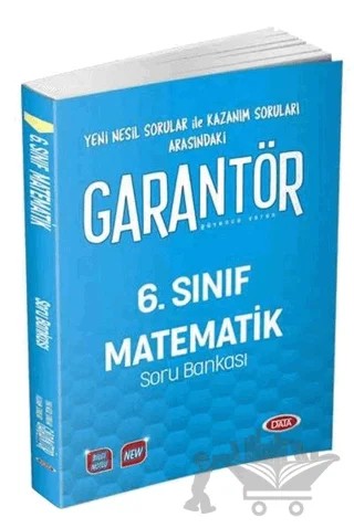 6. Sınıf Garantör Matematik Soru Bankası – Kolektif – Data Yayınları kitap kapağı