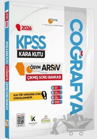 2026 KPSS Coğrafya’nın Kara Kutusu ÖSYM Çıkmış Soru Havuzu Bankası Konu Özetli Dijital Çözümlü – Kolektif – Karakutu Yayın kitap kapağı