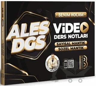 ALES DGS Sayısal Mantık Sözel Mantık Video Ders Notları – Olcay Küçükçelik – Benim Hocam Yayınları kitap kapağı
