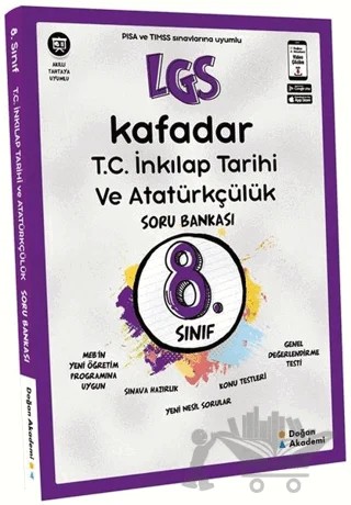 8. Sınıf LGS Kafadar T.C. İnkılap Tarihi ve Atatürkçülük Soru Bankası – Kolektif – Doğan Akademi kitap kapağı