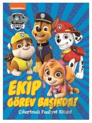 Paw Patrol Ekip Görev Başında Çıkartmalı Faaliyet Kitabı – Kolektif – Doğan Egmont Yayıncılık kitap kapağı