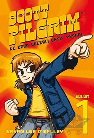 Scott Pilgrim 1 – Bryan Lee O'Malley – Pegasus Yayınları kitap kapağı