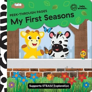 Baby Einstein: Peek Through Pages My First Seasons – Kolektif – Pi Kids kitap kapağı