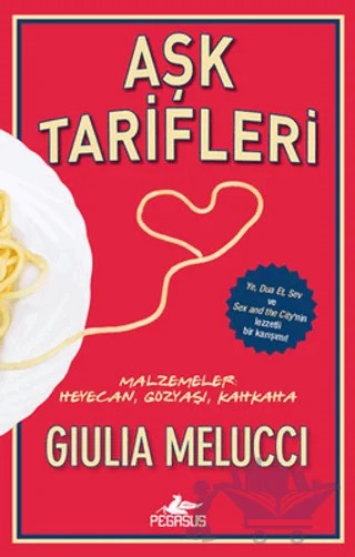 Aşk Tarifleri – Giulia Melucci – Pegasus Yayınları kitap kapağı