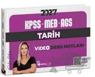 2027 KPSS MEB - AGS Tarih Video Ders Notları – Selin Ortaç – Hoca Kafası Yayınları kitap kapağı