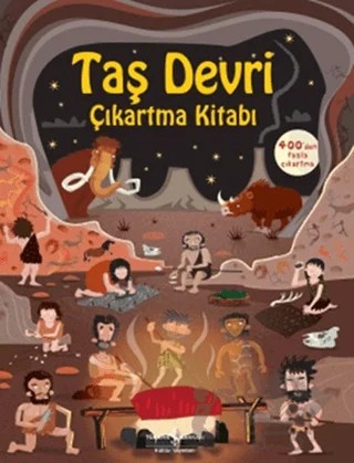Taş Devri Çıkartma Kitabı – Fiona Watt – İş Bankası Kültür Yayınları kitap kapağı