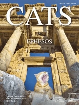 Cats of Ephesos – Lois Lammerhuber, Sabine Landstatter – İş Bankası Kültür Yayınları kitap kapağı