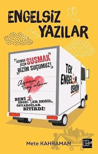 Engelsiz Yazılar – Mete Kahraman – Gar Yayınları kitap kapağı
