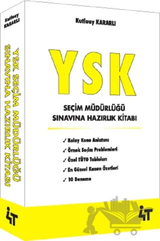 YSK Seçim Müdürlüğü Sınavına Hazırlık Kitabı – Kutluay Kararlı – 4T Yayınları kitap kapağı