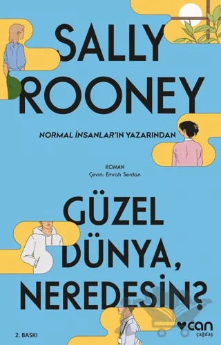Güzel Dünya Neredesin? – Sally Rooney – Can Yayınları kitap kapağı