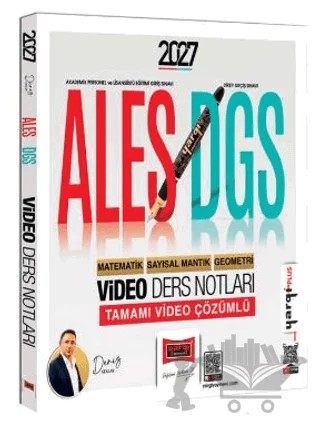 2027 ALES DGS Matematik Sayısal Mantık Geometri Video Ders Notları – Deniz Atalay – Yargı Yayınevi kitap kapağı
