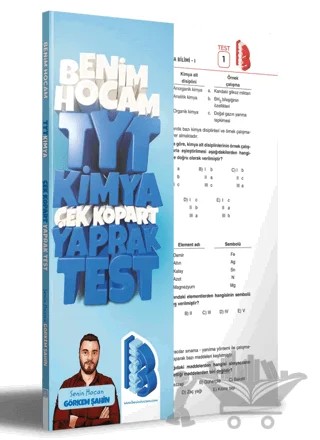 TYT Kimya Çek Kopar Yaprak Test – Görkem Şahin – Benim Hocam Yayınları kitap kapağı