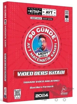90 Günde AYT Matematik Kampı Video Ders Kitabı Mert Hoca – Kolektif – Mert Hoca Yayınları kitap kapağı