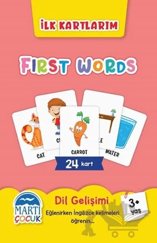 First Words - İlk Kartlarım – Kolektif – Martı Çocuk Yayınları kitap kapağı