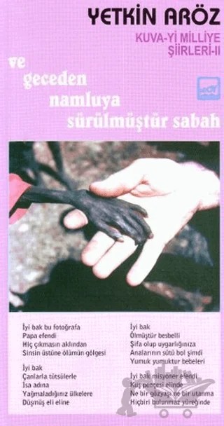 Ve Geceden Namluya Sürülmüştür Sabah – Yetkin Aröz – Broy Yayınları kitap kapağı