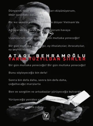 Yarım Yüzyıldan Şiirler – Ataol Behramoğlu – Tekin Yayınevi kitap kapağı