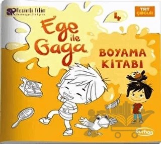 Ege İle Gaga Boyama Kitabı 4 – Kolektif – Burhan Yayınları kitap kapağı