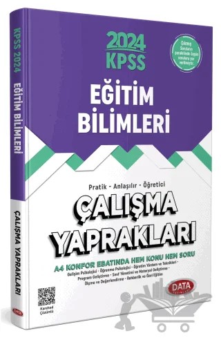 KPSS Eğitim Bilimleri Çalışma Yaprakları – Kolektif – Data Yayınları kitap kapağı