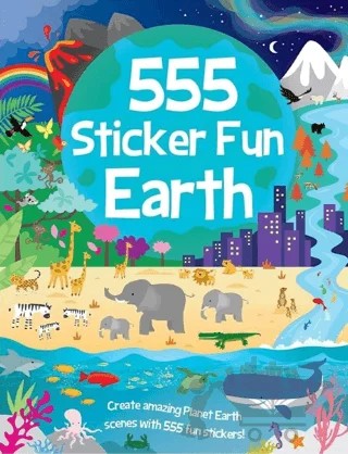 555 Sticker Fun - Earth – Bethany Walker – IMAGINE THAT kitap kapağı