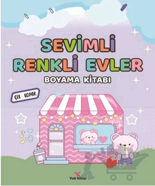 Sevimli Renkli Evler Boyama Kitabı – Feyyaz Ulaş – Yeti Kitap kitap kapağı