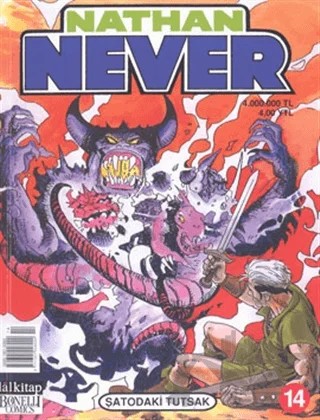 Nathan Never Sayı: 14 Şatodaki Tutsak – Lal Kitap kitap kapağı
