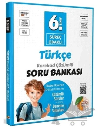 6. Sınıf Türkçe Süreç Odaklı Soru Bankası Çözümlü – Kolektif – Editör Yayınevi kitap kapağı