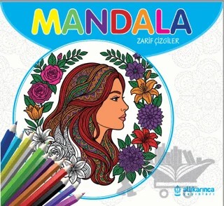 Mandala - Zarif Çizgiler – Atlı Karınca Yayınları kitap kapağı