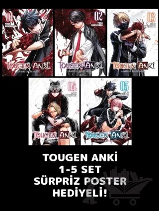 Tougen Anki 1-5 Poster Hediyeli Set – Yura Uruşibara – Komikşeyler Yayıncılık kitap kapağı