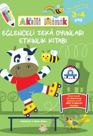 Akıllı Minik Eğlenceli Zeka Oyunları Etkinlik Kitabı 3-4 Yaş – E. Bahar Düzen – Mevsimler Kitap kitap kapağı