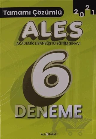 2021 ALES Tamamı Çözümlü 6 Deneme – Kolektif – Tercih Akademi Yayınları kitap kapağı