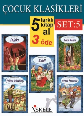 Çocuk Klasikleri Set: 5 (5 Kitap Takım) – Kolektif – İskele Yayıncılık kitap kapağı