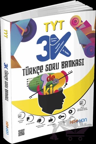 TYT 3K Türkçe Soru Bankası – Kolektif – Katyon Yayınları kitap kapağı