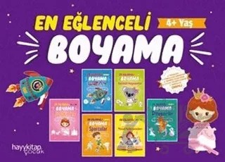 En Eğlenceli Boyama 6’lı Set – Canan Öztürk – Hayykitap kitap kapağı