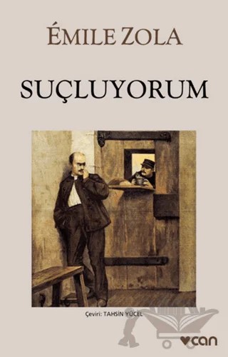 Suçluyorum – Emile Zola – Can Yayınları kitap kapağı
