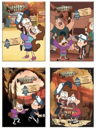 Disney Esrarengiz Kasaba Süper Paket Seti 4 Kitap Takım – Kolektif – Beta Kids kitap kapağı