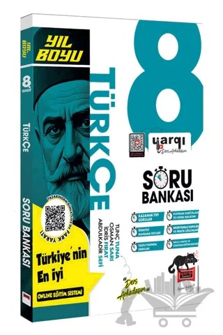 8. Sınıf LGS Türkçe Yıl Boyu Soru Bankası – Kolektif – Yargı Yayınevi kitap kapağı
