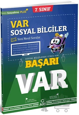 7. Sınıf Sosyal Bilgiler Başarı VAR Yeni Nesil Soru Bankası – Kolektif – Arı Yayıncılık kitap kapağı