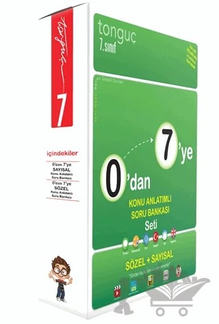 0’dan 7'ye Sözel Konu Anlatımlı Soru Bankası Seti – Kolektif – Tonguç Akademi kitap kapağı